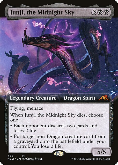 Junji, the Midnight Sky - Kamigawa: Neon Dynasty Mythic Card