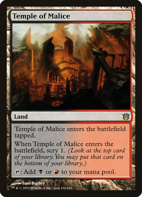 Temple of Malice - Born of the Gods Rare Card