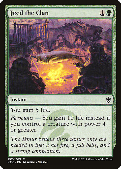 Feed the Clan - Khans of Tarkir Common Card