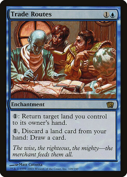 Trade Routes - Eighth Edition Rare Card