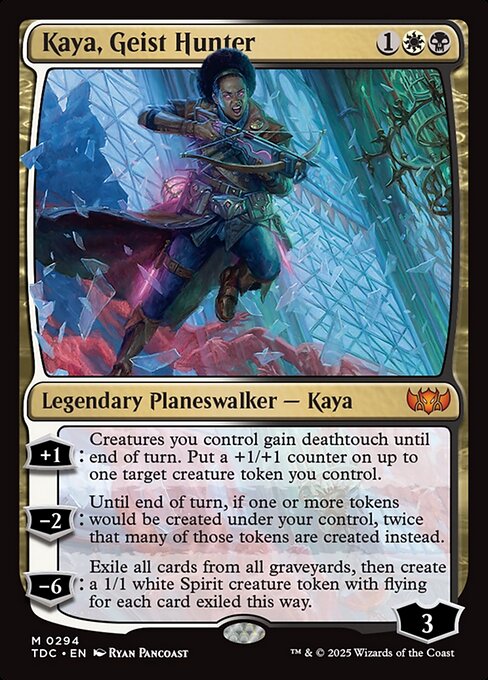 Kaya, Geist Hunter - Tarkir: Dragonstorm Commander Mythic Card