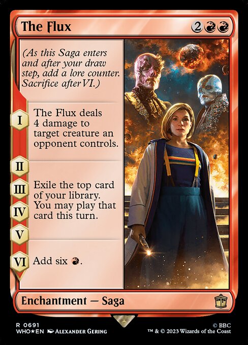 The Flux - Doctor Who Rare Card
