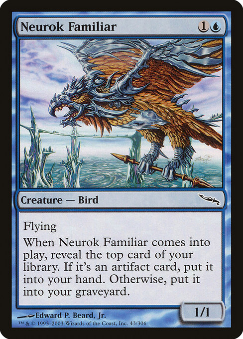 Neurok Familiar - Mirrodin Common Card