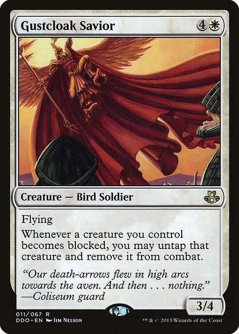 Gustcloak Savior - Duel Decks: Elspeth vs. Kiora Rare Card