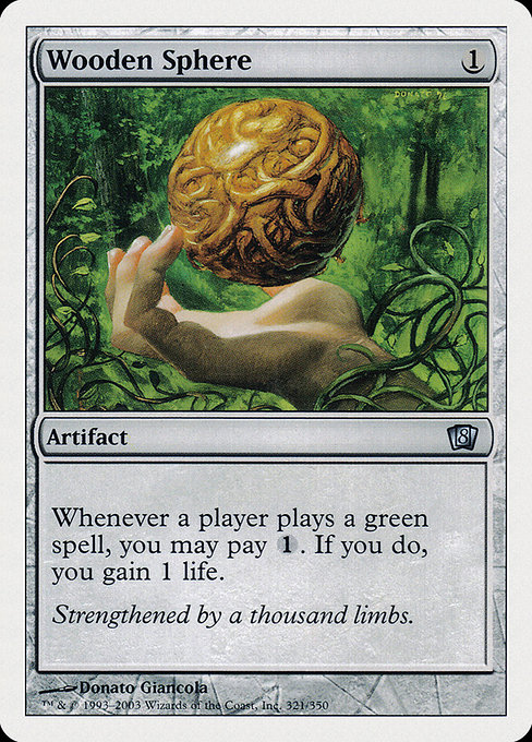 Wooden Sphere - Eighth Edition Uncommon Card