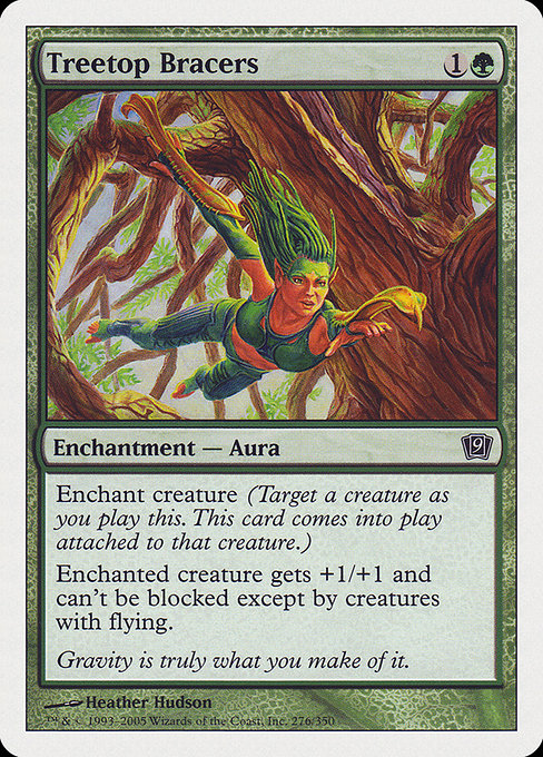 Treetop Bracers - Ninth Edition Common Card