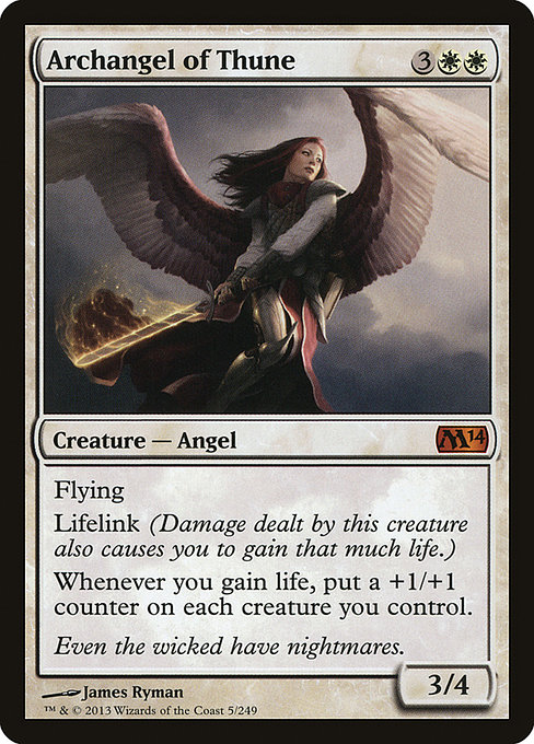 Archangel of Thune - Magic 2014 Mythic Card