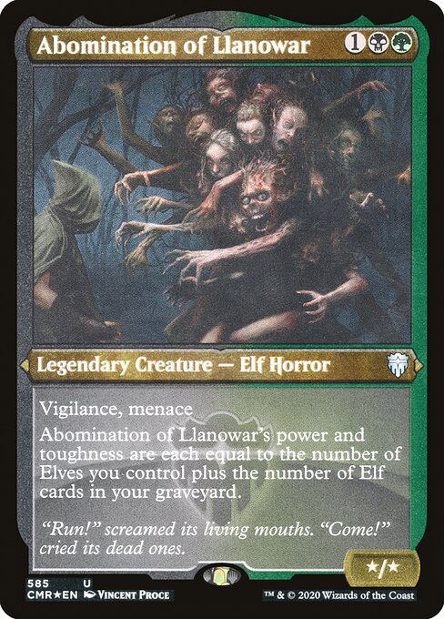 Abomination of Llanowar - Commander Legends Uncommon Card