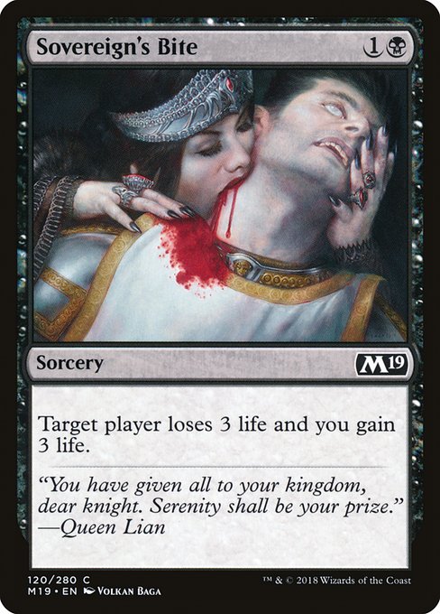 Sovereign's Bite - Core Set 2019 Common Card