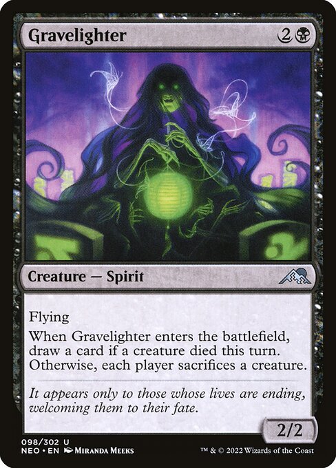 Gravelighter - Kamigawa: Neon Dynasty Uncommon Card