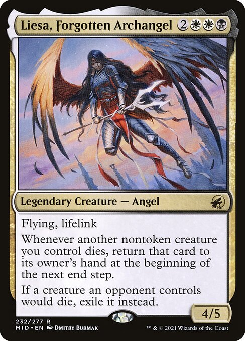 Liesa, Forgotten Archangel - Innistrad: Midnight Hunt Rare Card