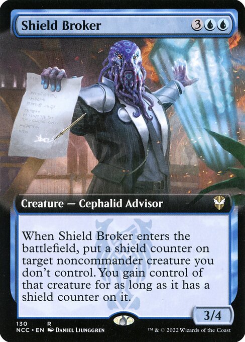 Shield Broker - New Capenna Commander Rare Card