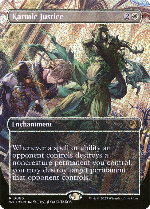 Karmic Justice - Wilds of Eldraine: Enchanting Tales Rare Card