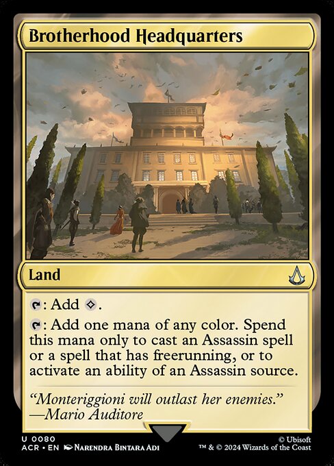 Brotherhood Headquarters - Assassin's Creed Uncommon Card