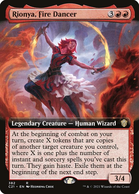 Rionya, Fire Dancer - Commander 2021 Rare Card