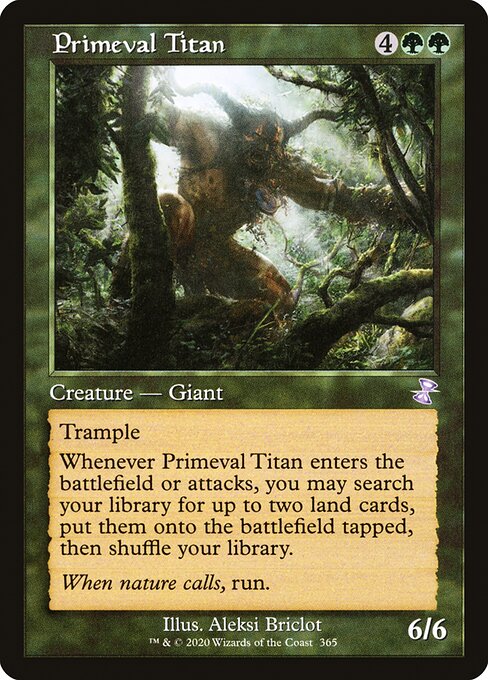 Primeval Titan - Time Spiral Remastered Special Card