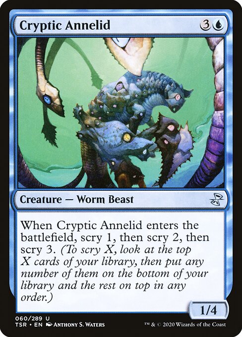 Cryptic Annelid - Time Spiral Remastered Uncommon Card