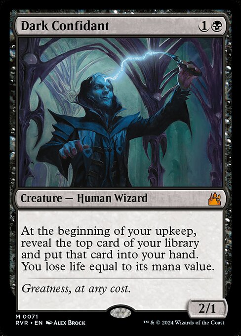 Dark Confidant - Ravnica Remastered Mythic Card