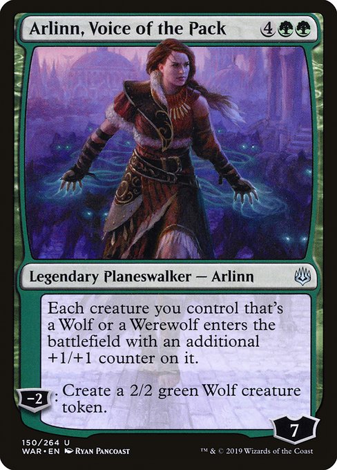 Arlinn, Voice of the Pack - War of the Spark Uncommon Card