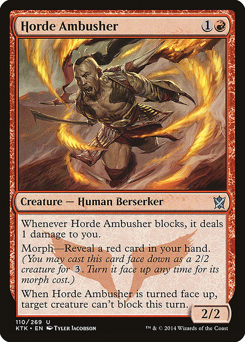 Horde Ambusher - Khans of Tarkir Uncommon Card