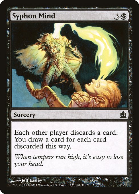 Syphon Mind - Commander 2011 Common Card