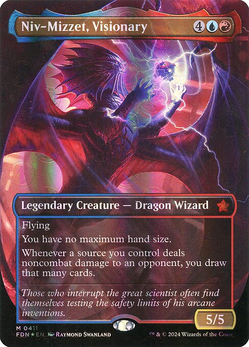 Niv-Mizzet, Visionary - Foundations Mythic Card