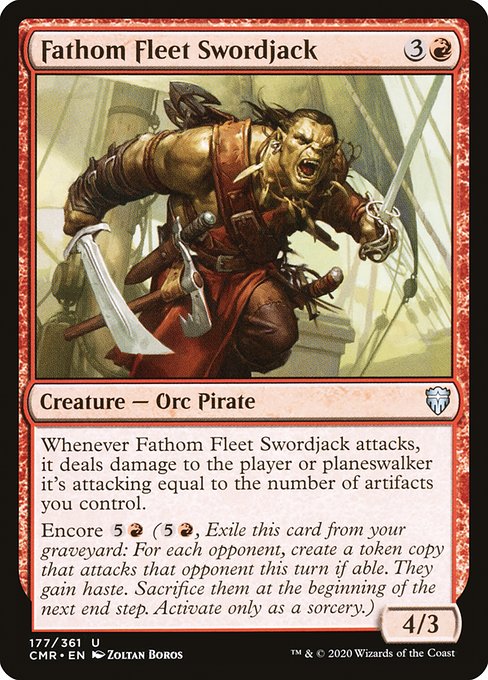 Fathom Fleet Swordjack - Commander Legends Uncommon Card