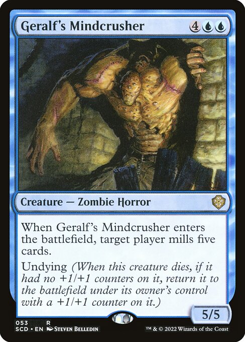 Geralf's Mindcrusher - Starter Commander Decks Rare Card