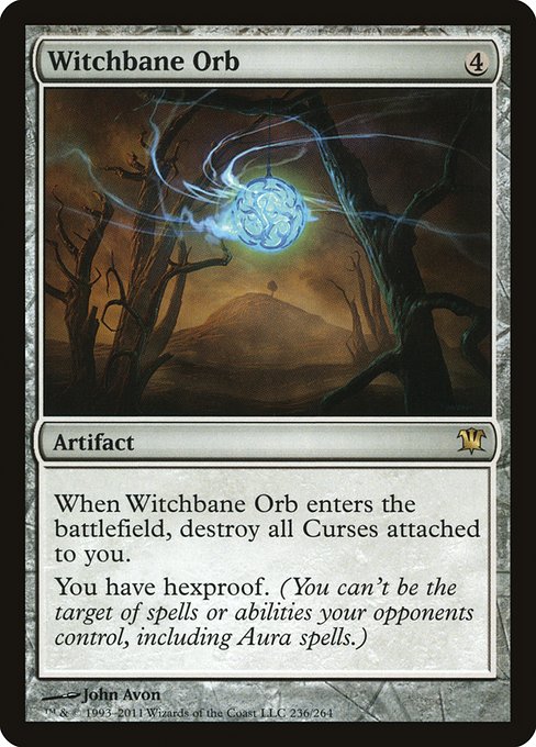 Witchbane Orb - Innistrad Rare Card