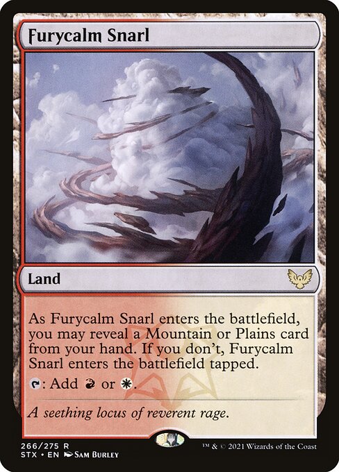 Furycalm Snarl - Strixhaven: School of Mages Rare Card