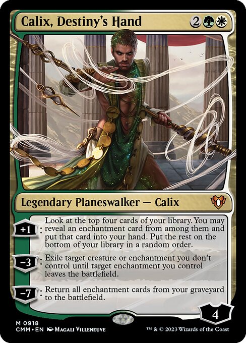 Calix, Destiny's Hand - Commander Masters Mythic Card