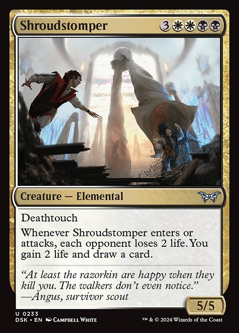 Shroudstomper - Duskmourn: House of Horror Uncommon Card