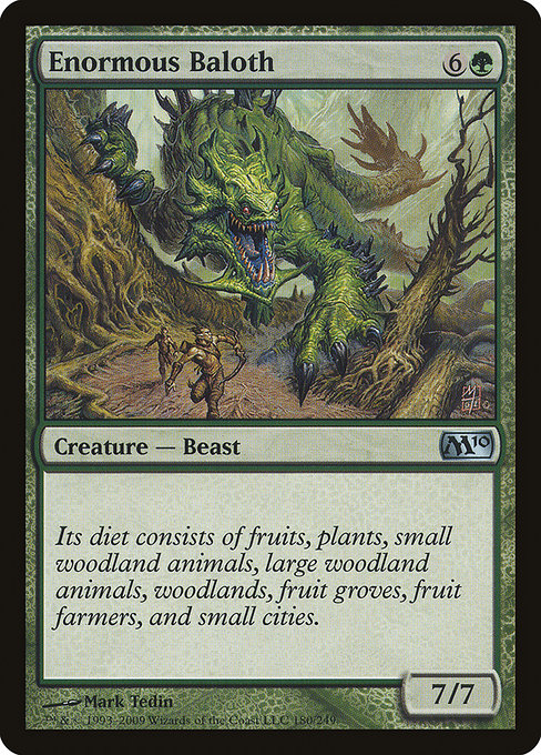 Enormous Baloth - Magic 2010 Uncommon Card