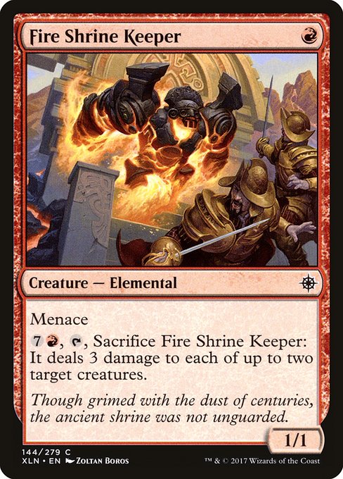 Fire Shrine Keeper - Ixalan Common Card