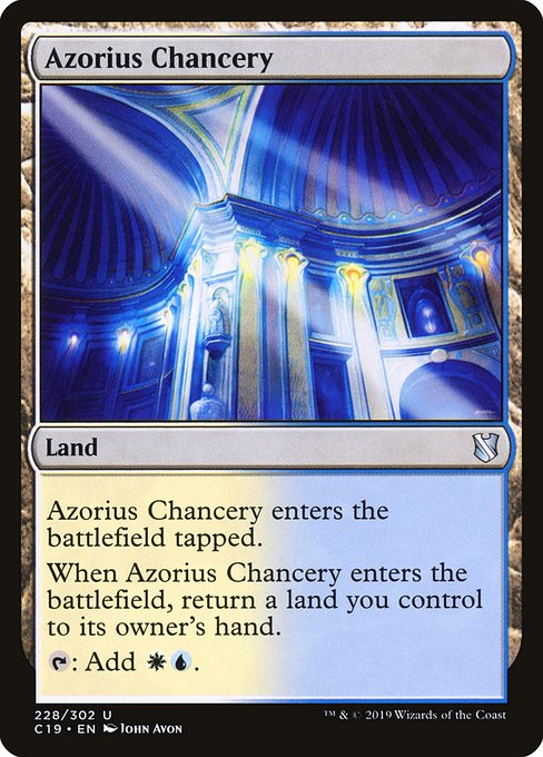 Azorius Chancery - Commander 2019 Uncommon Card