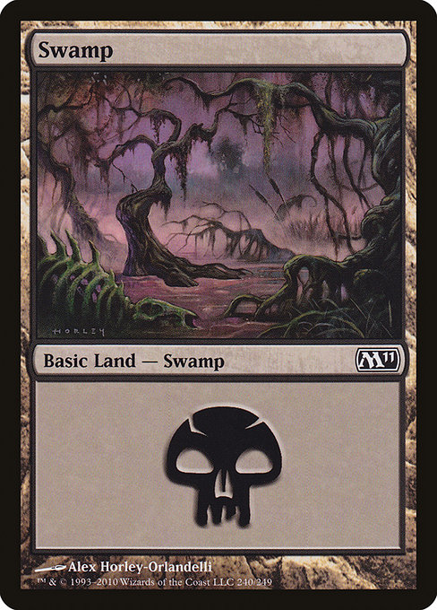 Swamp - Magic 2011 Common Card