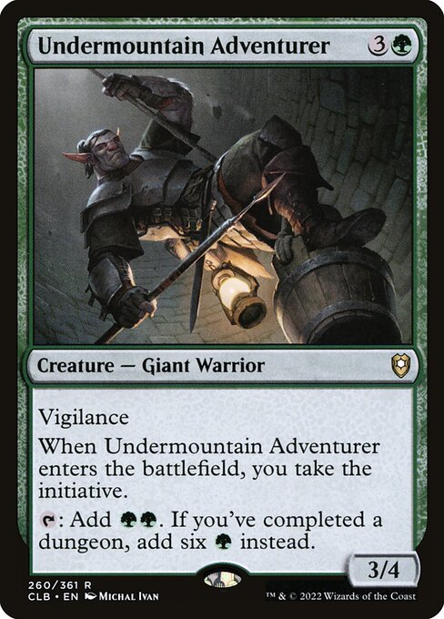 Undermountain Adventurer - Commander Legends: Battle for Baldur's Gate Rare Card