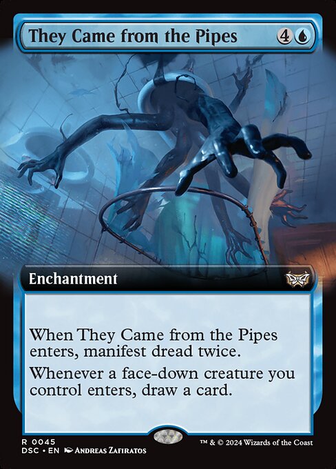 They Came from the Pipes - Duskmourn: House of Horror Commander Rare Card