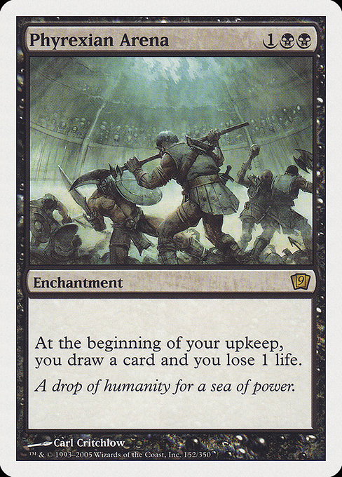 Phyrexian Arena - Ninth Edition Rare Card