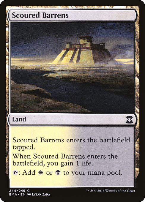 Scoured Barrens - Eternal Masters Common Card