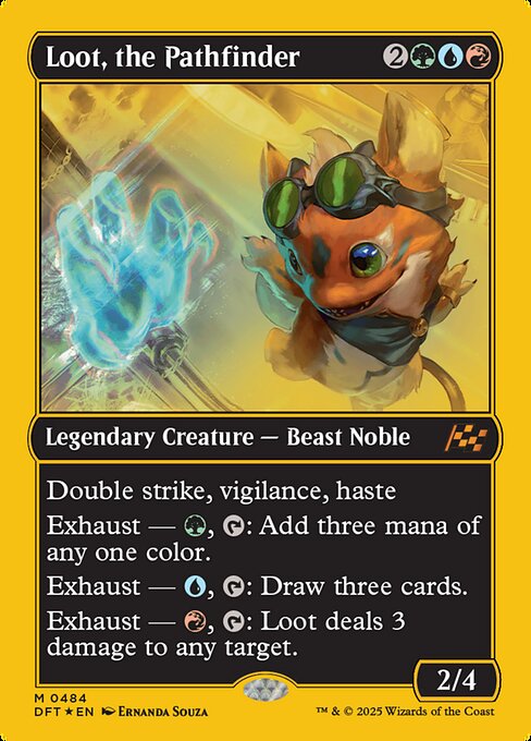 Loot, the Pathfinder - Aetherdrift Mythic Card