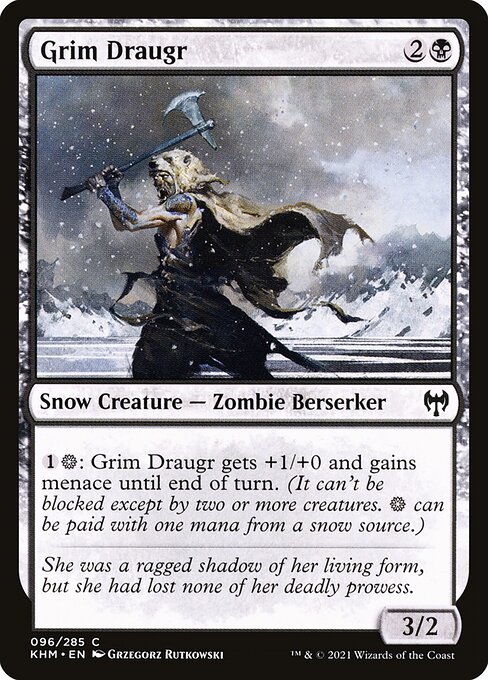 Grim Draugr - Kaldheim Common Card