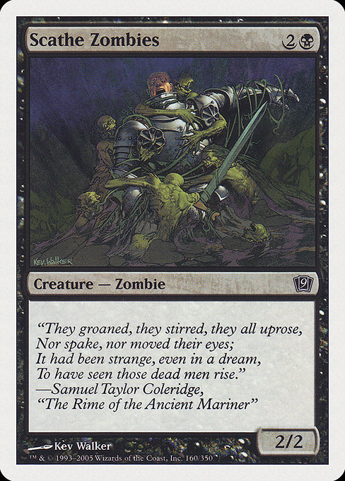 Scathe Zombies - Ninth Edition Common Card