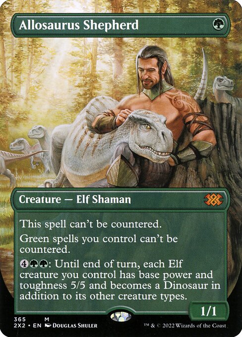 Allosaurus Shepherd - Double Masters 2022 Mythic Card