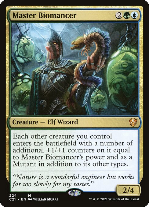 Master Biomancer - Commander 2021 Mythic Card