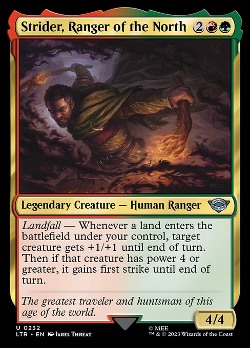 Strider, Ranger of the North - The Lord of the Rings: Tales of Middle-earth Uncommon Card