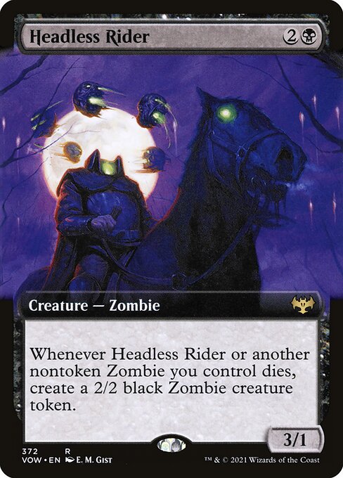 Headless Rider - Innistrad: Crimson Vow Rare Card