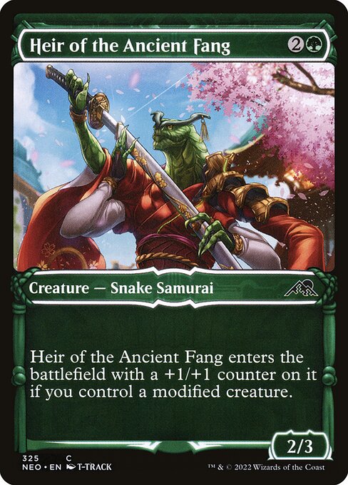 Heir of the Ancient Fang - Kamigawa: Neon Dynasty Common Card