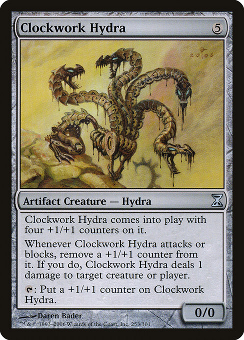 Clockwork Hydra - Time Spiral Uncommon Card