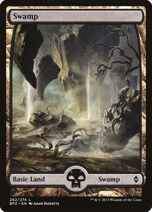 Swamp - Battle for Zendikar Common Card